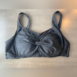 NWT Hanna Nikole Black Bikini Top Plus Size 18W Supportive Swim Top